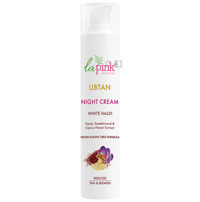 La Pink Ubtan White Haldi Night Cream