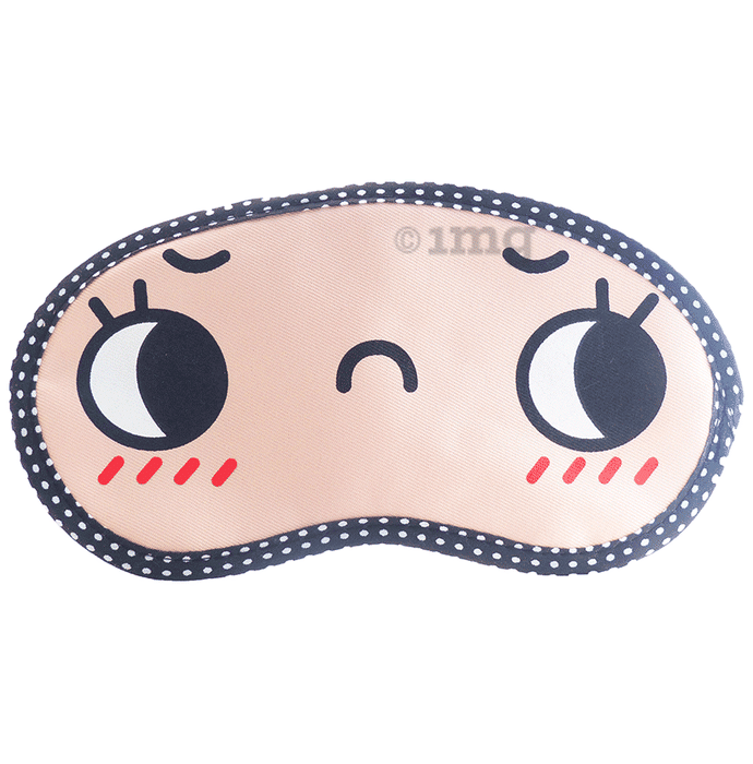 Jenna Sleeping Eye Mask for Insomnia, Puffy Eyes and Dark Circles OpenEye Peach