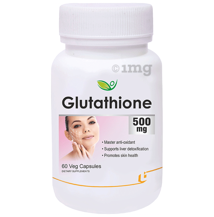 Biotrex Glutathione 500 mg Veg Capsule