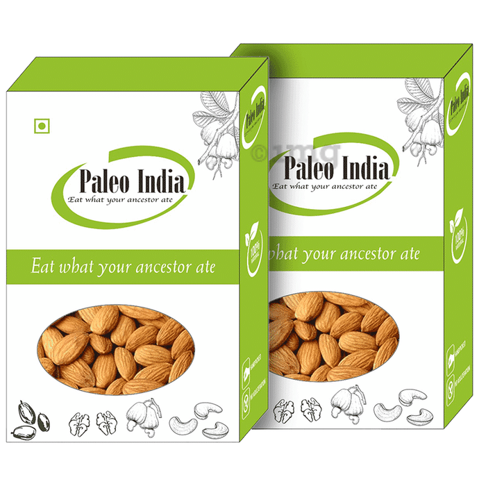 Paleo India California Almonds Badam (500gm Each)