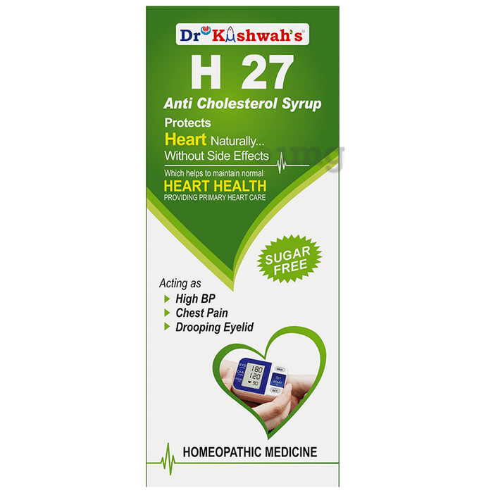 Dr Kushwah's H 27 Anti Cholesterol  Syrup Sugar Free