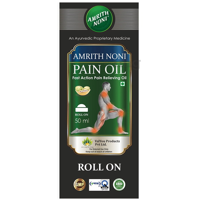 Amrith Noni Pain Relief Oil | For Joint & Muscle Pain Relief