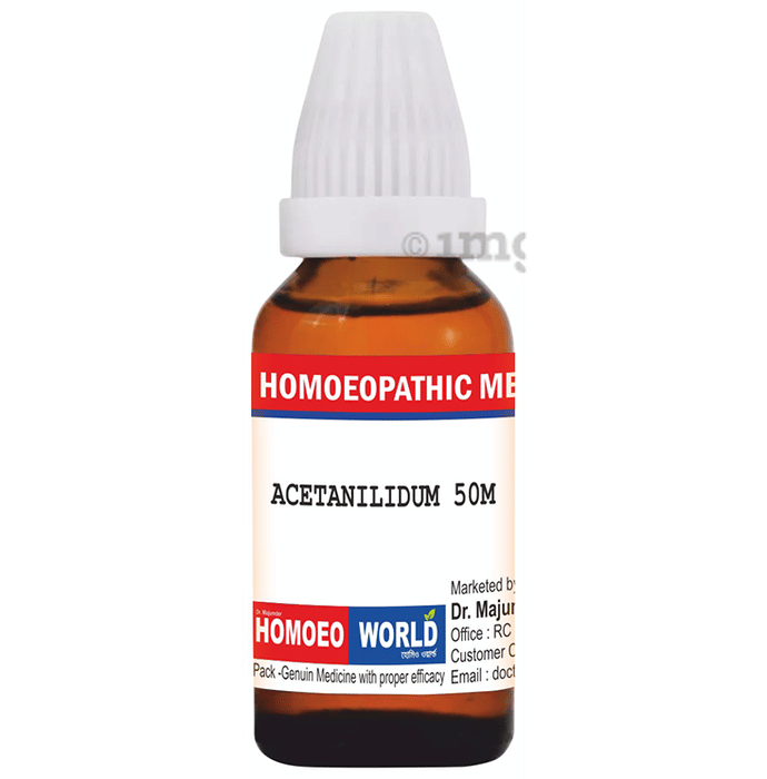 Dr. Majumder Homeo World Acetanilidum Dilution (30ml Each) 50M