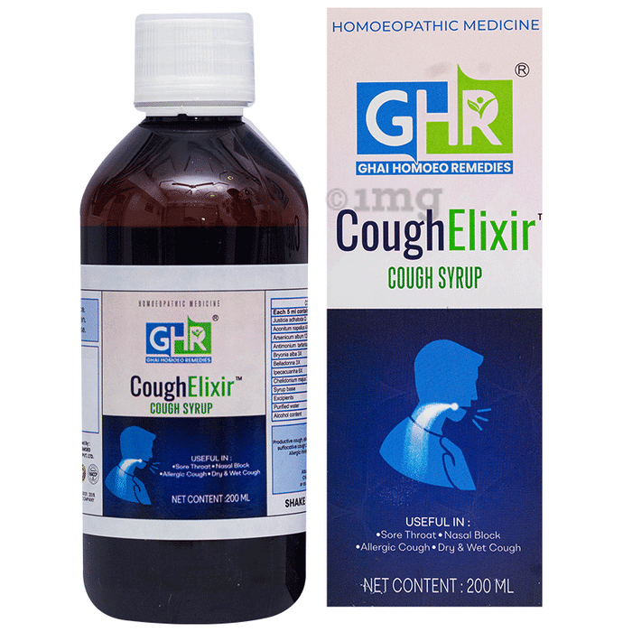 Ghai Homoeo Remedies Cough Elixir