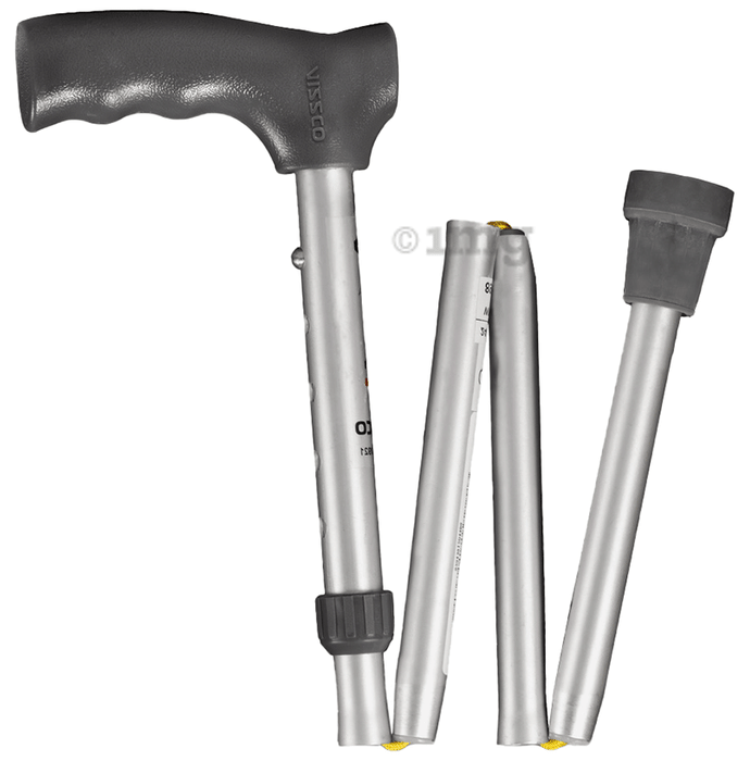 Vissco PC0921 Invalid Folding Adjustable Walking Stick