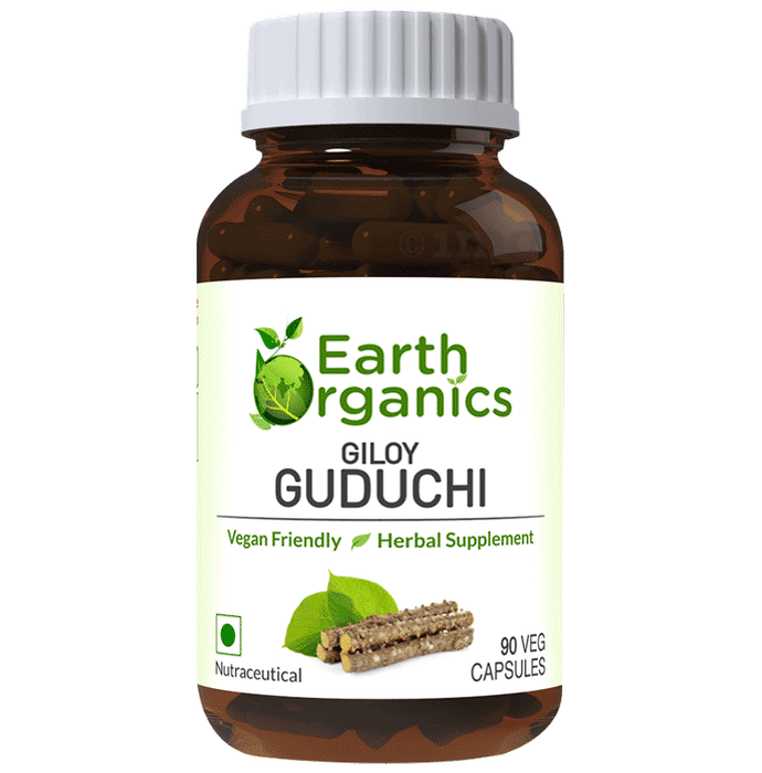 Earth Organics Giloy Guduchi Veg Capsule