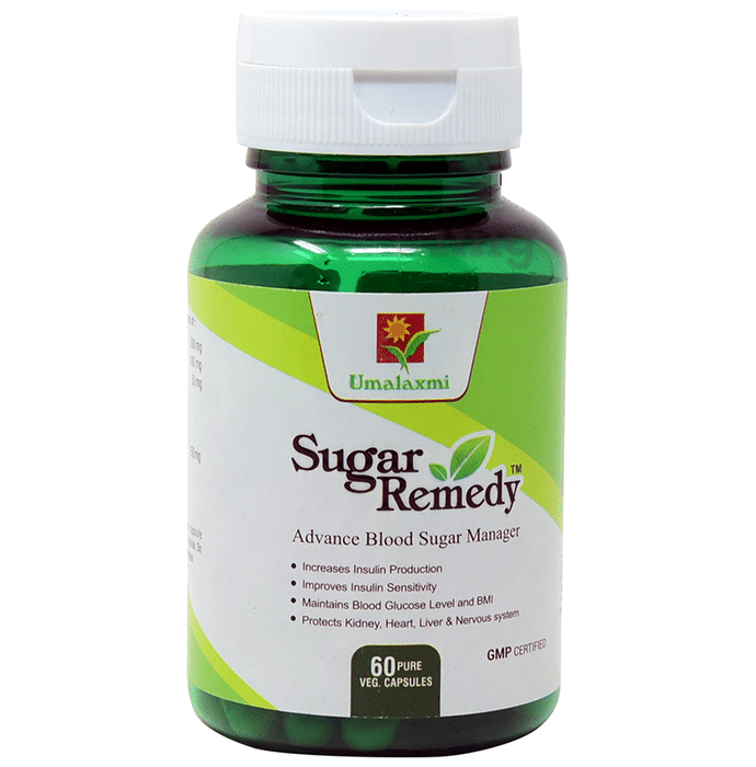 Umalaxmi Sugar Remedy Pure Veg Capsule