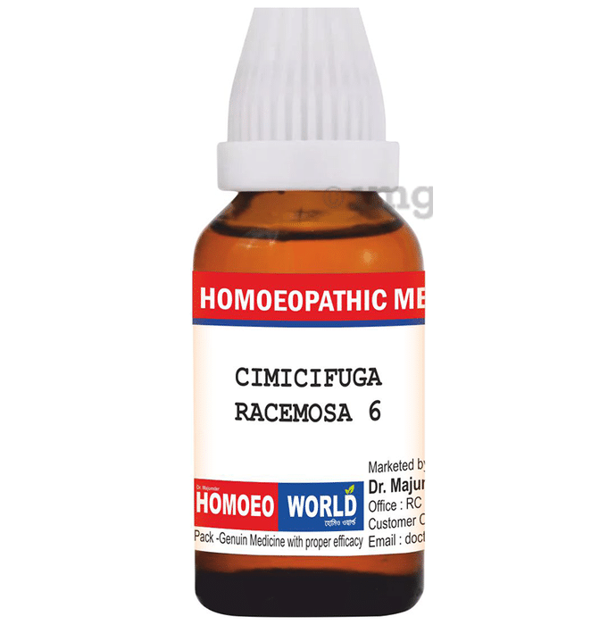 Dr. Majumder Homeo World Cimicifuga Racemosa Dilution(30ml Each) 6 CH