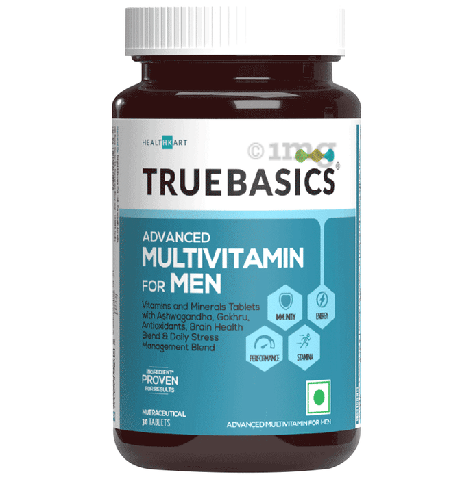 TrueBasics Advanced Multivit Men Tablet, Multivitamin for Men