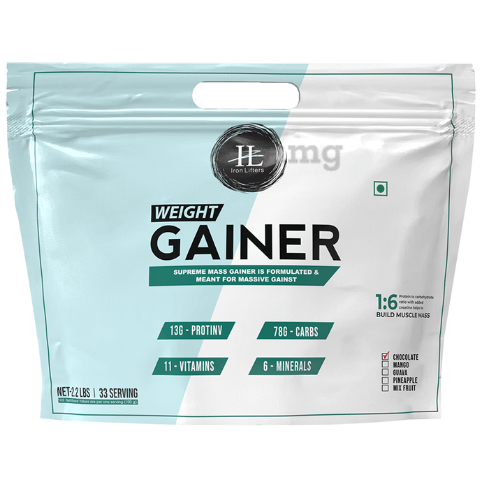 Iron Lifters Weight Gainer Powder Chocolate
