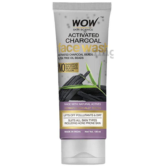 WOW Skin Science Activated Charcoal Face Wash