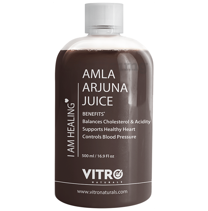 Vitro Naturals I Am Healing Amla Arjuna Juice for Cardiac Health