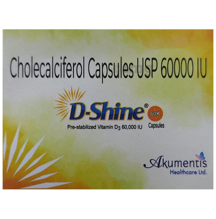 D-Shine 60K Soft Gelatin Capsule