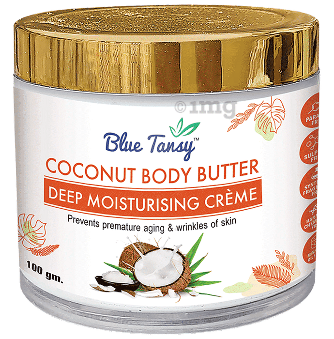 Blue Tansy Coconut Body Butter Deep Moisturising Cream