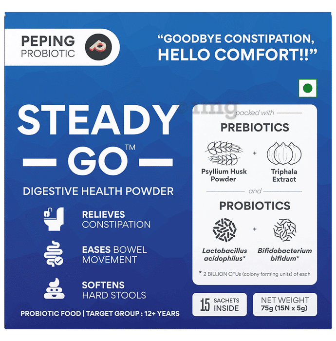 Peping Probiotic Steady Go Digestive Health Sachet (5gm Each)