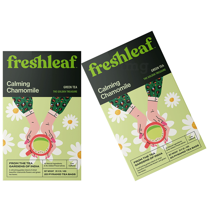 Freshleaf Calming Chamomile Green Tea Bag (20 Each)