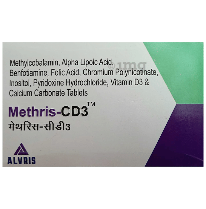 Methris-CD3 Tablet: Buy strip of 10.0 tablets at best price in India | 1mg