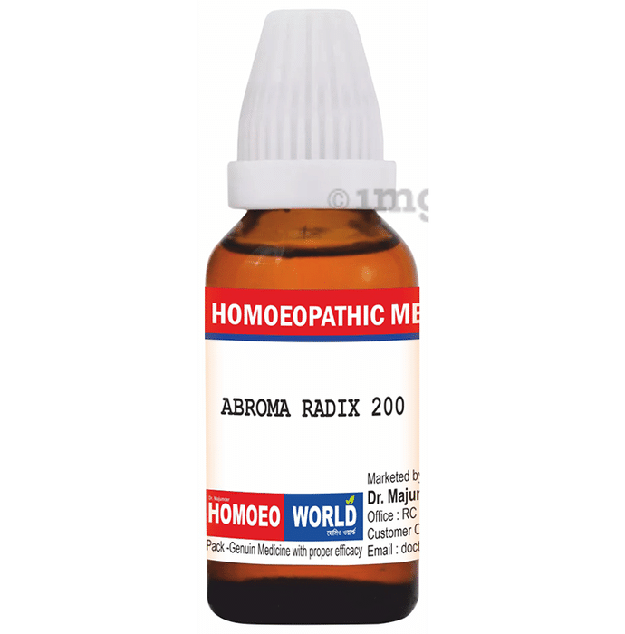 Dr. Majumder Homeo World Abroma Radix Dilution (30 ml Each) 200 CH