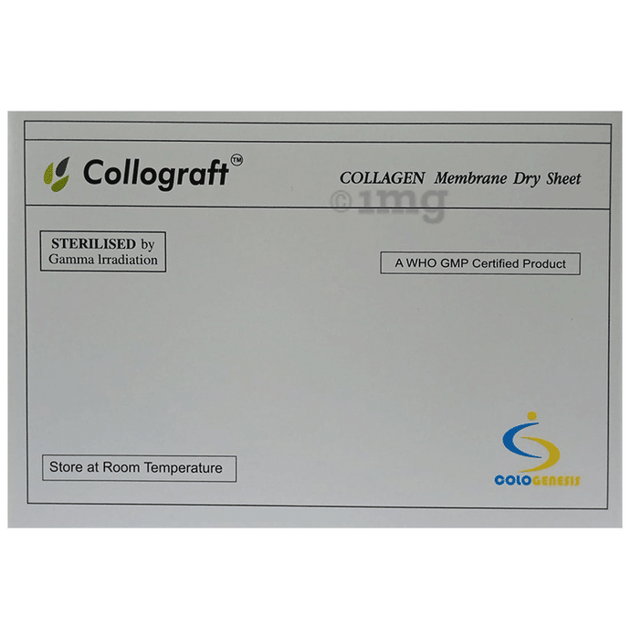 Cologenesis Collograft Collagen Membrane Dry Sheet Dressing