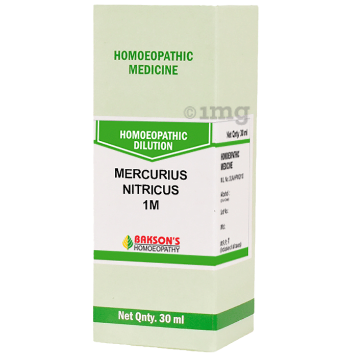 Bakson's Homeopathy Dilution Mercurius Nitricus 1M
