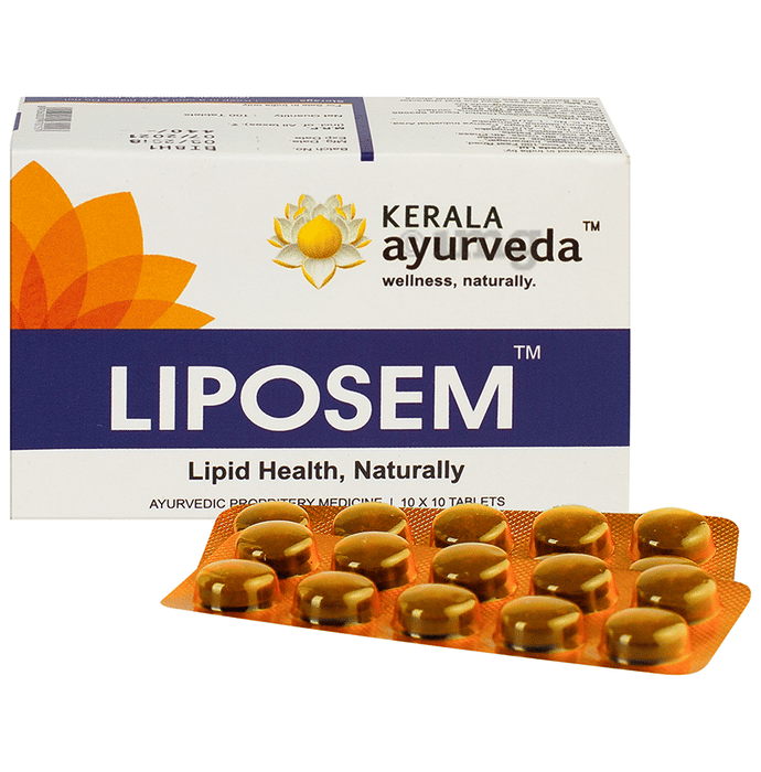 Kerala Ayurveda Liposem Plus Tablet Buy box of 100 tablets at best