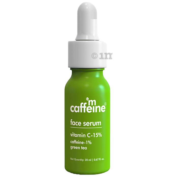 mCaffeine Green Tea Face Serum with Vitamin C 15%