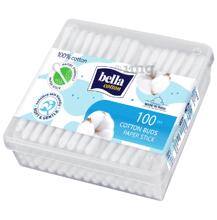 Bella Cotton Buds with Paper Stick