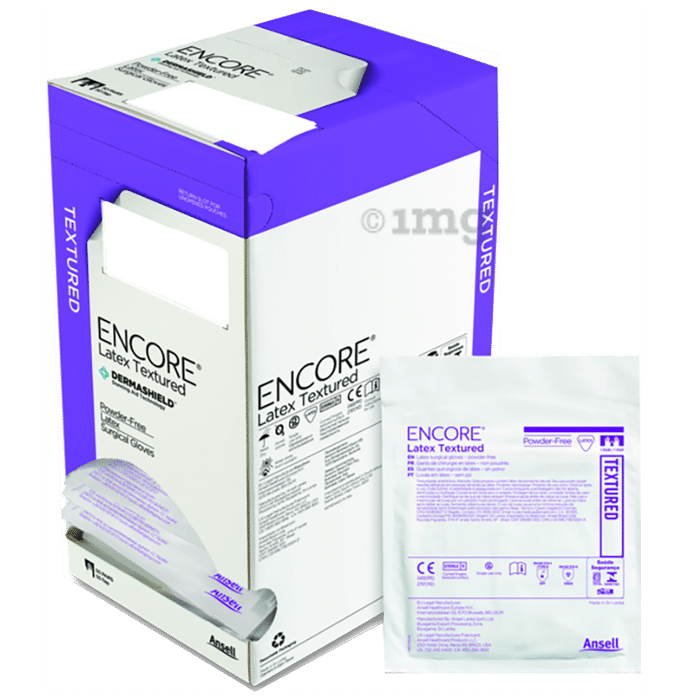 Ansell Encore Latex Textured Powder Free Surgical Glove 8