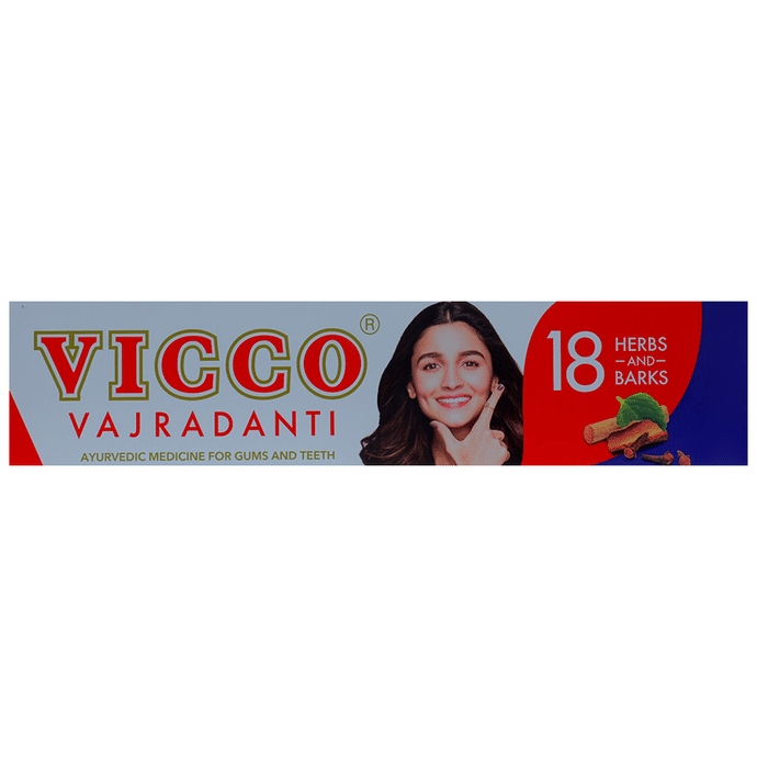 Vicco Vajradanti Ayurvedic Medicine for Gums and Teeth Regular