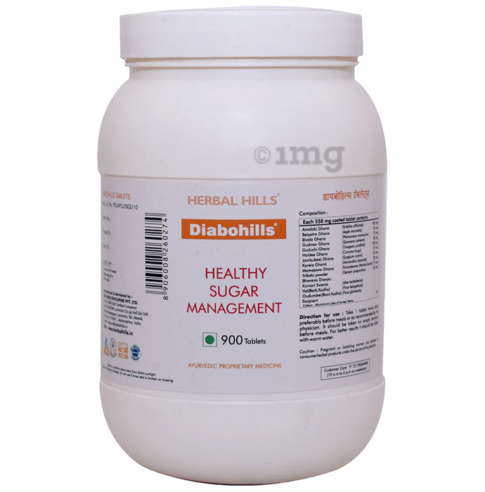 Herbal Hills Diabohills Sugar Management Tablet Value Pack