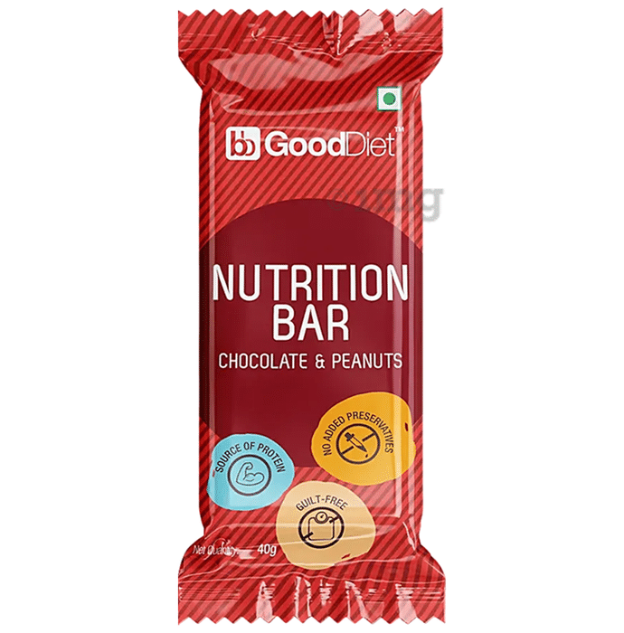 GoodDiet Nutrition Bar Chocolate & Peanuts