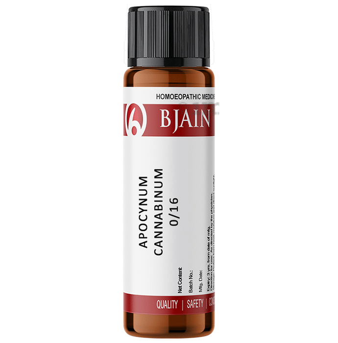 Bjain Apocynum Cannabinum Globules 0/16 LM