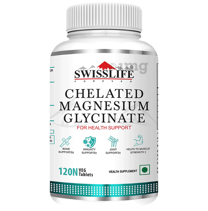 SWISSLIFE FOREVER  Chelated Magnesium Glycinate Tablet (120 Each)