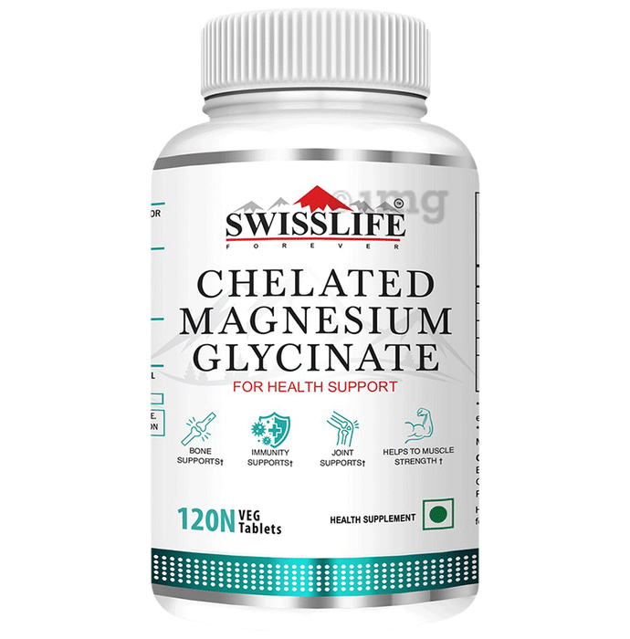 SWISSLIFE FOREVER  Chelated Magnesium Glycinate Tablet (120 Each)