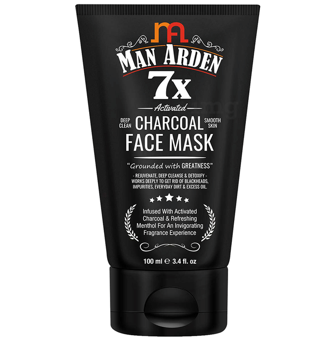 Man Arden 7X Activated Charcoal Face Mask
