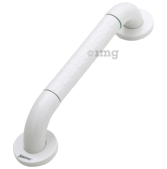 Simon's Grippy Heavy Duty ABS Bathroom and Toilet Grab bar with Anti Slip Finish 38cm Medium