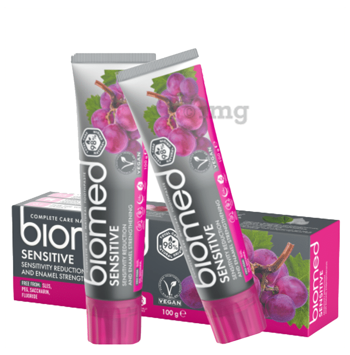 Biomed Complete Care Natural Toothpaste (100gm Each) Sensitive Buy 1 Get 1 Free