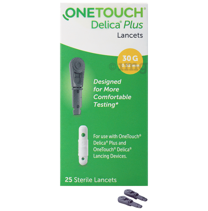 OneTouch Delica Plus Lancets (Only Lancets) 30G