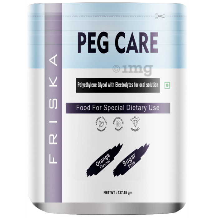 Peg Care Polyethylene Glycol with Electrolytes for Oral Solution (137.15gm Each)