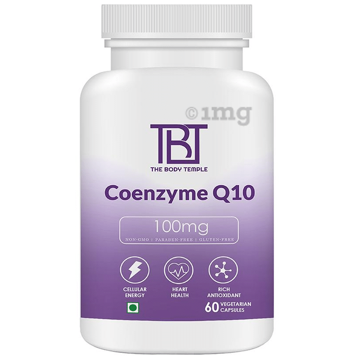 The Body Temple Coenzyme Q10 100mg Veg Capsule