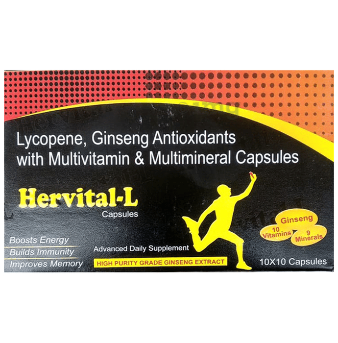 Herbal Vedic Hervital-L Capsules (10 Each)