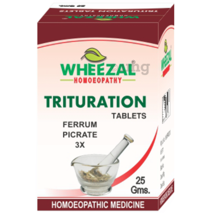 Wheezal Ferrum Picrate Trituration Tablet 3X