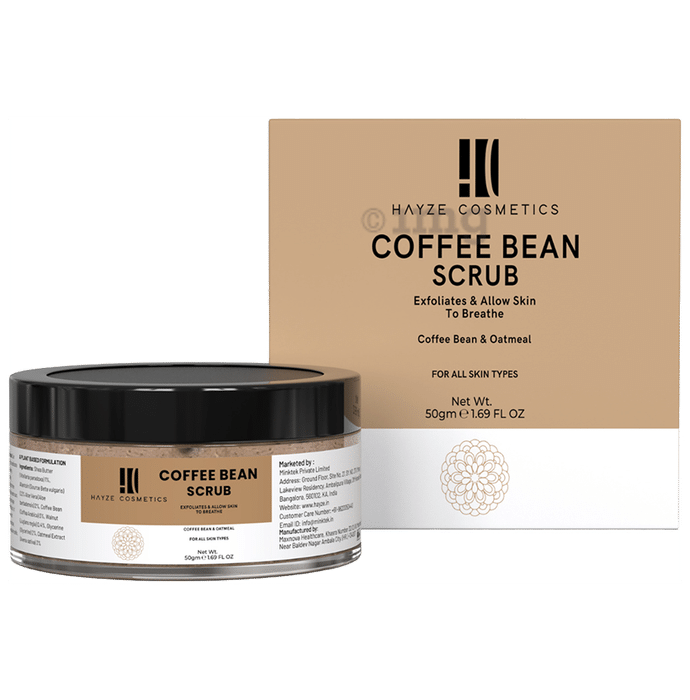 Hayze Cosmetics Coffee Bean Scrub Coffee Bean Oatmeal