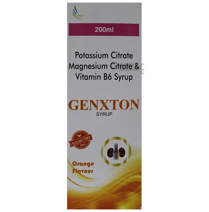 Genxton Syrup Orange Sugar Free