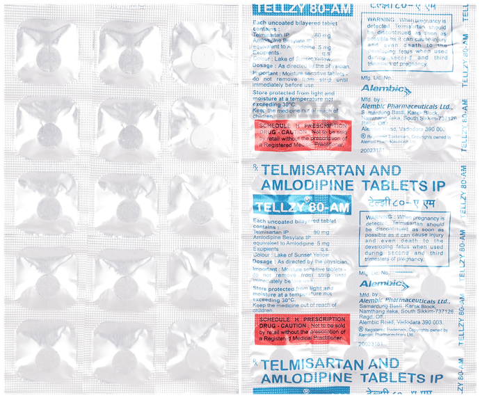 Tellzy 80-AM Tablet