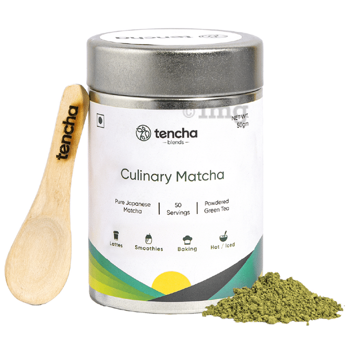Tencha Blends Culinary Matcha Green Tea (50gm Each) with Spoon Free