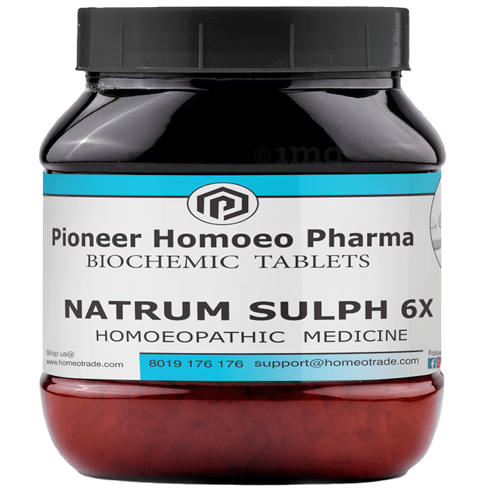 Pioneer Pharma Natrum Sulph 6X Biochemic Tablet