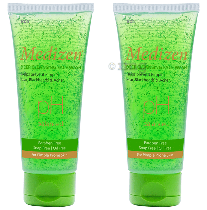 Medizen Deep Cleansing Face Wash (100ml Each)