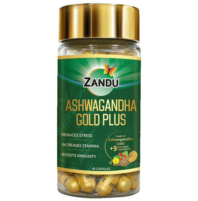 Zandu Ashwagandha Gold Plus Capsule