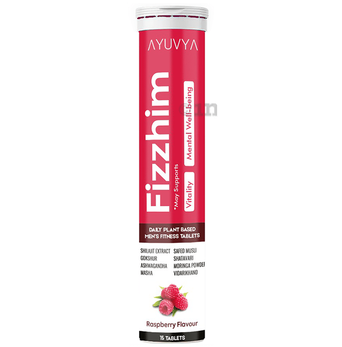 Ayuvya Ayurvedic Fizzhim Men Fitness Effervescent Tablets Increase Immunity & Strength